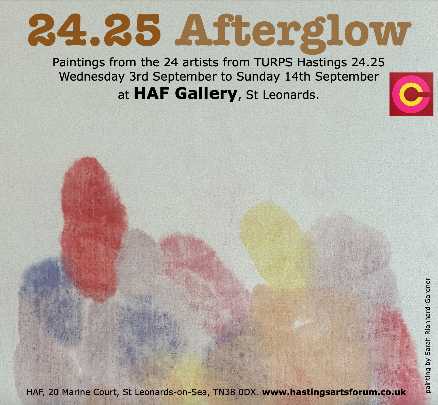Afterglow II- Turps Hastings 24-25 Alumni Show